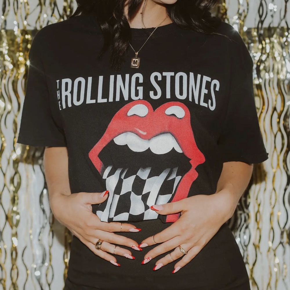 LivyLu “The Rolling Stones” Graphic Tee - NWT